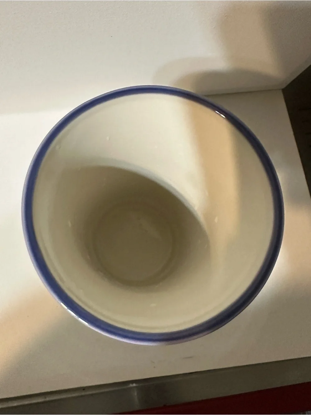 Anthropologie Lou Rota Mother Nature Blue/White Woodpecker Rose Pedestal Vase